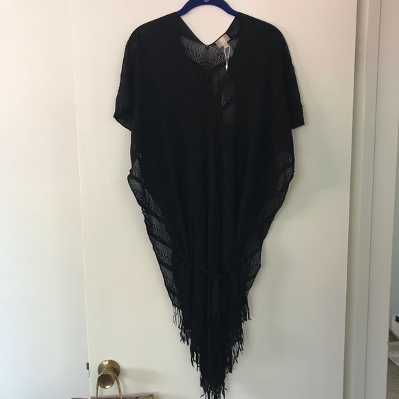 NWT PilyQ Black Posh Riviera Poncho M/L - Picture 13 of 16